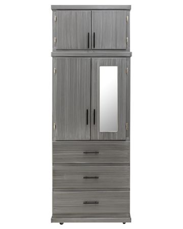 ROPERO DE .80 CM GRIS 