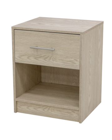 Buró Sorento Moderno Recámara Con Cajón - Color Beige Espacio Organizador