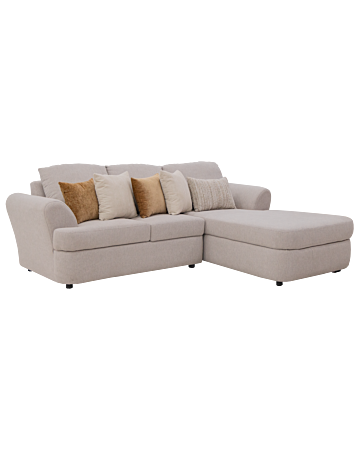 Sala Modular Creta con Chaise Longue 2 piezas - Color Beige