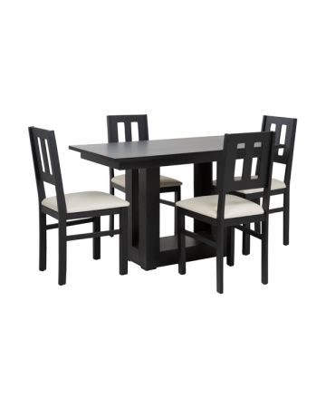 ANTECOMEDOR HOGAR 4 SILLAS ESTILO RUSTICO 