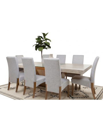 Antecomedor Monaco 8 personas - Color Gris
