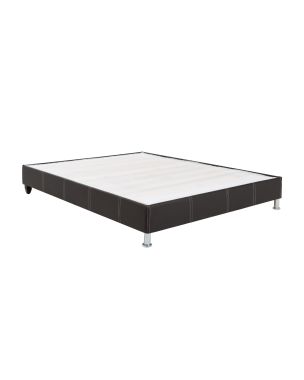 BASE PARA COLCHÓN TAMAÑO QUEEN SIZE TAPIZADA EN TACTO PIEL