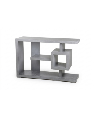 Mesa de TV Moderno Bremen 1.60m Con Repisas - Color Gris 