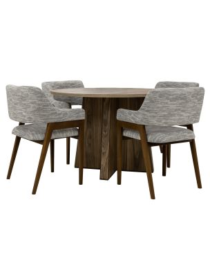 COMEDOR REDONDO MALI DE 4 SILLAS 
